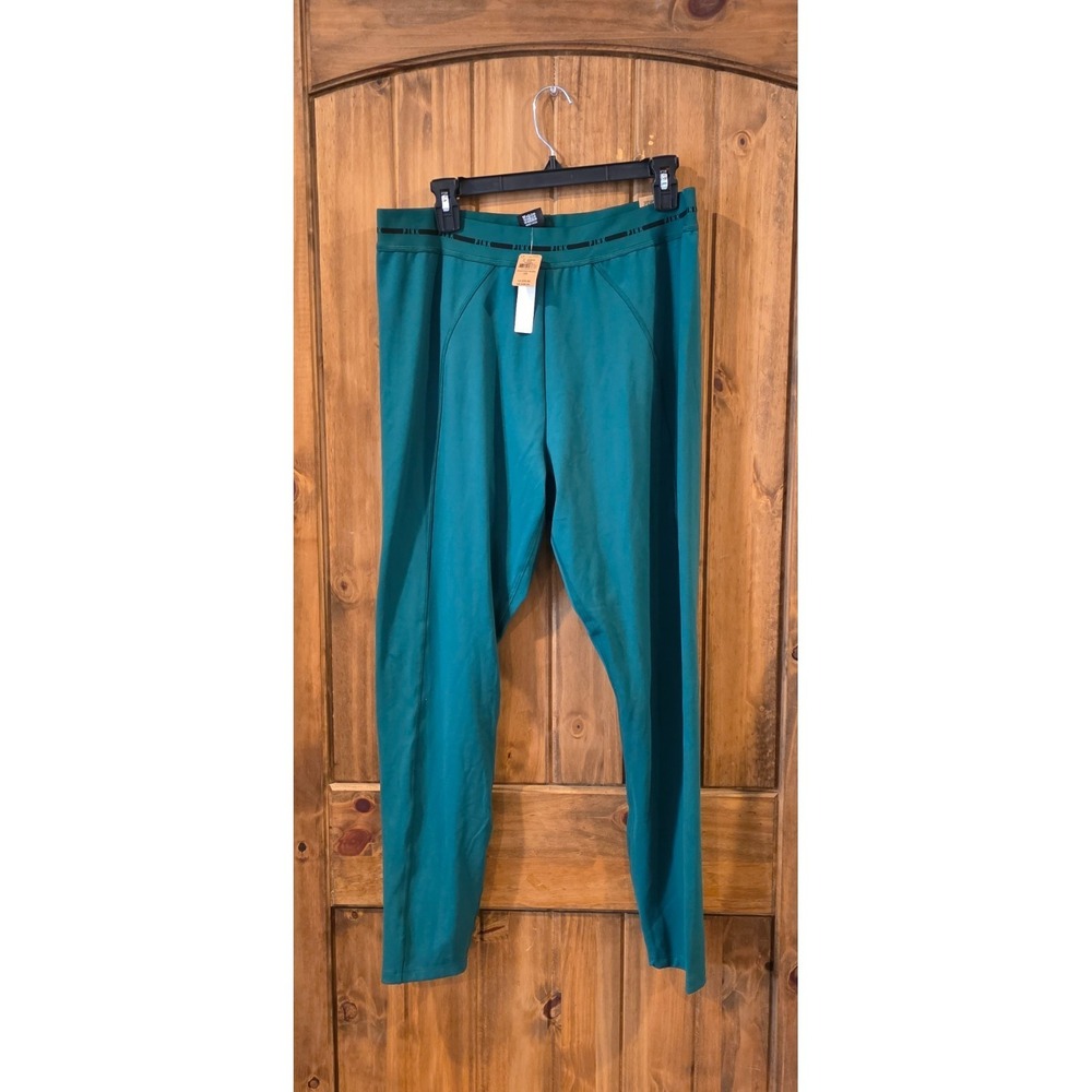 NWT Victoria's Secret Pink Leggings Womens 2XL Blue Green High Waist Full Length